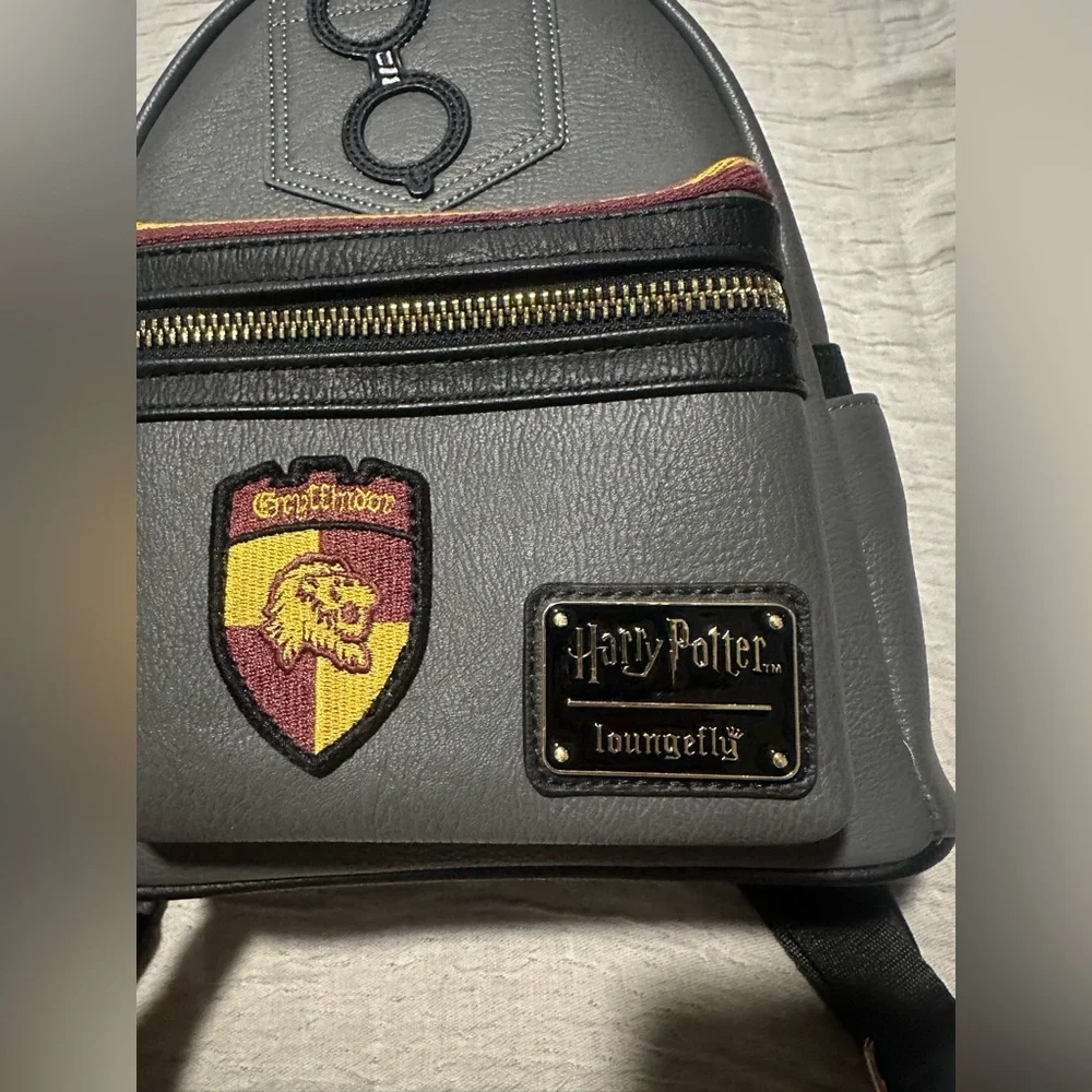 Harry Potter Gryffindor Loungefly Mini Backpack Hogwarts Faux Leather Bag